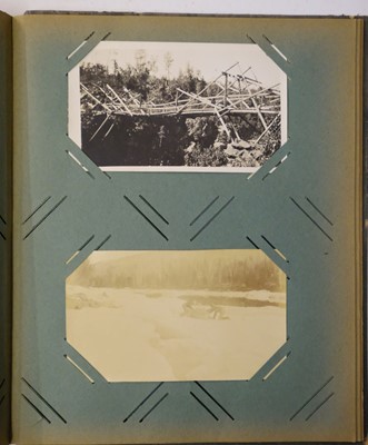 Lot 486 - Canada. An album containing 38 postcard-size photos of figures and scenes... , early 20th century