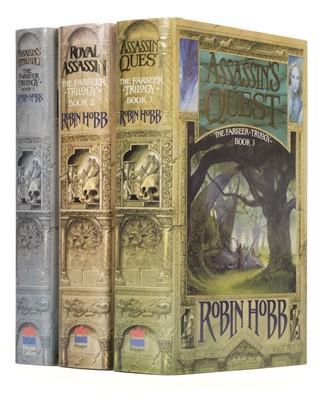 Lot 818 - Hobb (Robin). The Farseer Trilogy, 1st UK editions, signed by the author, 1995-97