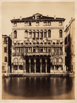 Lot 588 - Venice. An album containing 120 mostly large-format photographs