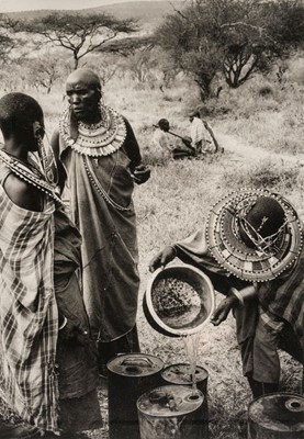 Lot 571 - Rodger (George, 1908-1995). Young Masai Girl, 1978, gelatin silver print
