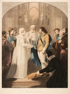 Lot 182 - Meadows (Robert Mitchell, 1763-1812). Baptism, Confirmation, Sacrament & Marriage, the set of 4, 1807