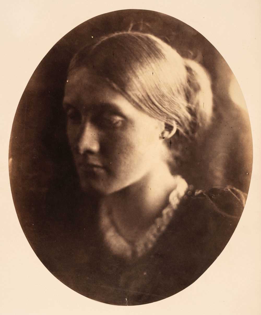 Lot 17 - Cameron (Julia Margaret, 1815-1879). Julia Jackson (Mrs Herbert Duckworth), 1867, oval albumen print