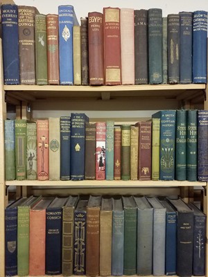 Lot 451 - Travel. A large collection of late 19th & early 20th-century travel reference & related