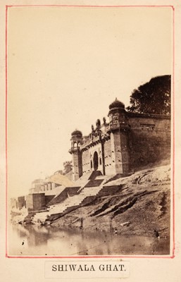 Lot 531 - India. Views of Benares from the Riverside, ... [by Brajo Gopal Bromochary, 1869]