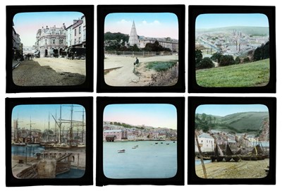 Lot 554 - Magic Lantern Slides. A group of approximately 150 diapositive lantern slides of British views