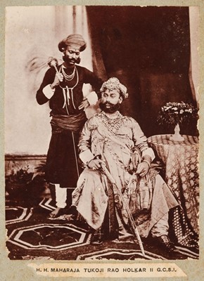 Lot 530 - India. A group of 24 photographs of the family of the Maharaja of Indore
