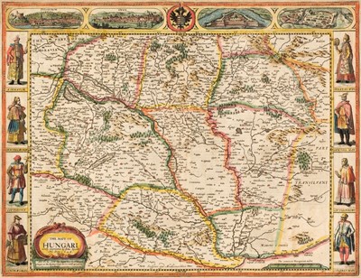 Lot 115 - Hungary. Speed (John), The Mape of Hungari newly augmented..., Roger Rea, 1662