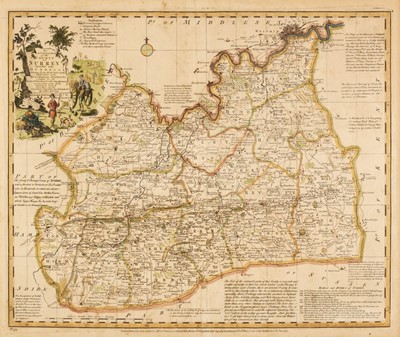 Lot 139 - Surrey. Bowen (Thomas), An Accurate Map of the County of Surrey..., 1777