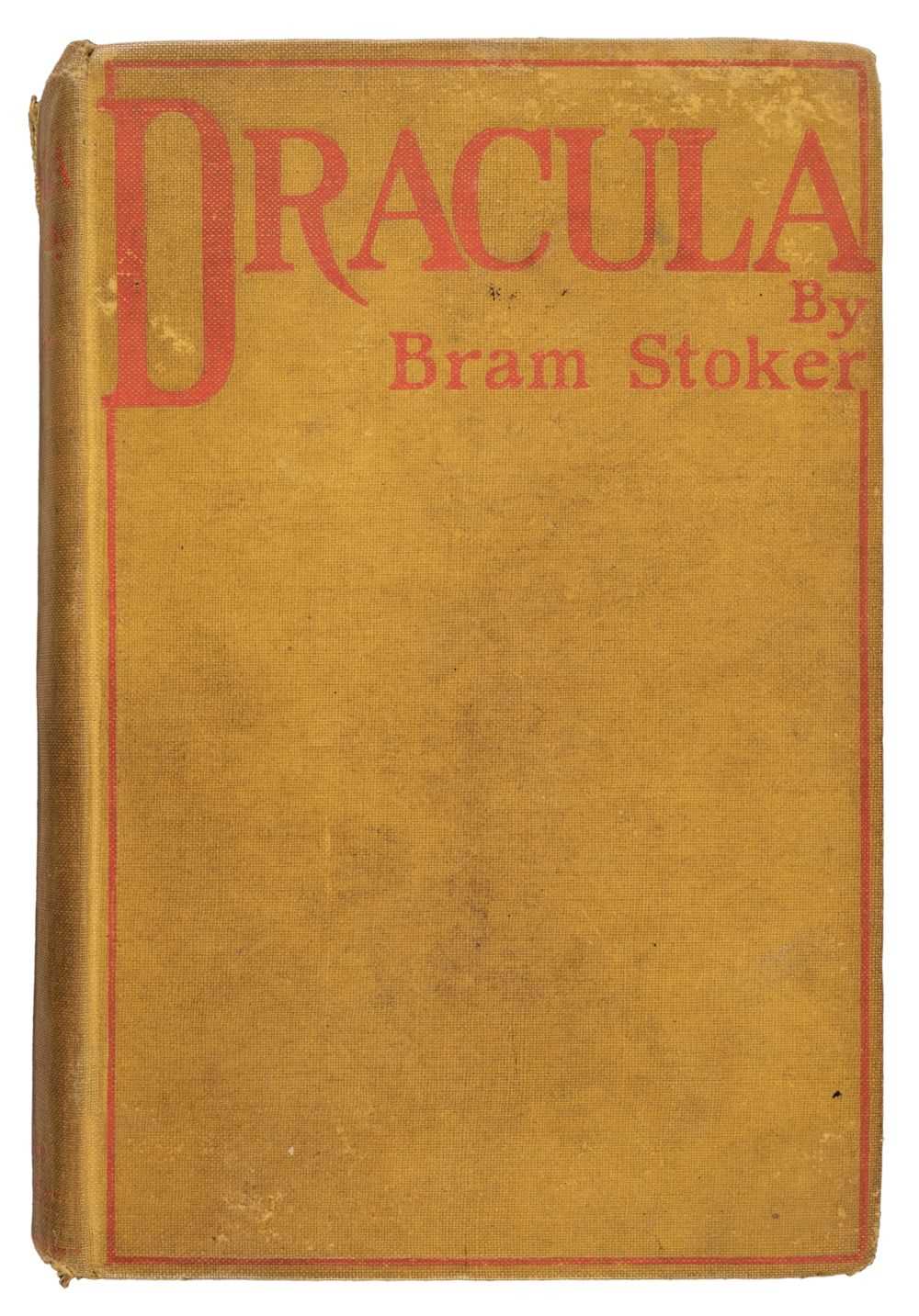 Lot 882 - Stoker (Bram). Dracula, 1st edition, 1897