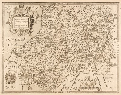 Lot 146 - Wales. Saxton (Christopher & Webb William), Radnor, Breknok, Cardigan et Caermarden..., 1645