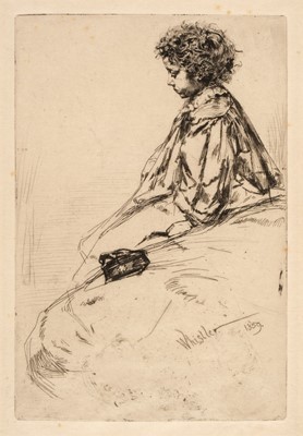 Lot 216 - Whistler (James Abbott McNeill, 1834-1903), Bibi Lalouette, etching and drypoint, 1859