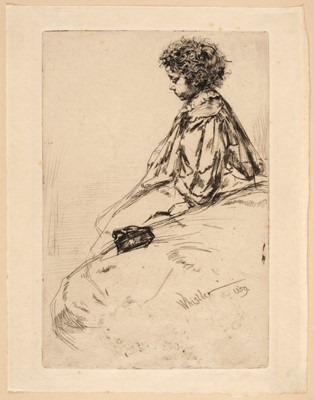 Lot 216 - Whistler (James Abbott McNeill, 1834-1903), Bibi Lalouette, etching and drypoint, 1859