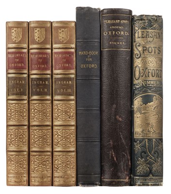 Lot 31 - Ingram (James). Memorials of Oxford, 3 volumes, London: John Henry Parker, 1837