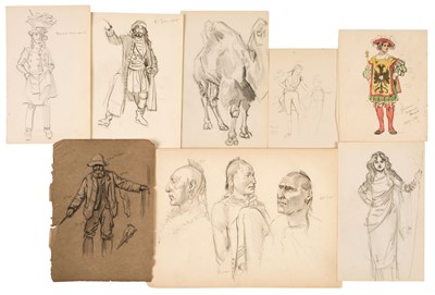 Lot 646 - Brock (Henry Matthew, 1875-1960). A large collection of original drawings and sketches