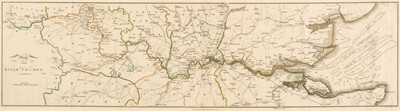 Lot 132 - River Thames. Stockdale (John, publisher), Map of the River Thames, 1796
