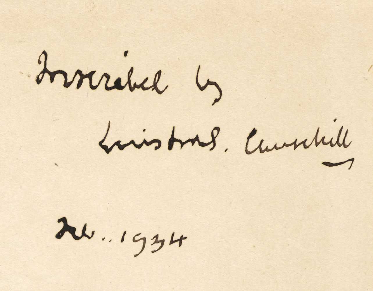Lot 385 - Churchill (Winston Spencer, 1874-1965). Thoughts and Adventures, 1st impression in The Keystone Library