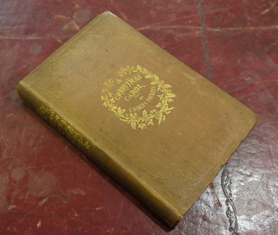 Lot 502 - Dickens (Charles). A Christmas Carol, in Prose, Being a Ghost Story of Christmas, 1st edition