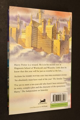 Lot 870 - Rowling (J.K.) Harry Potter and the Chamber of Secrets, 1st edition, 1998