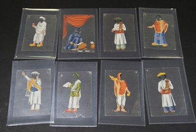 Lot 522 - Indian mica paintings. A transformation game, mid 19th century