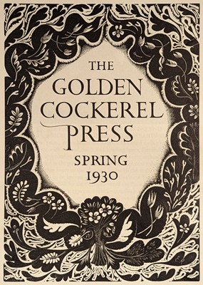 Lot 730 - Golden Cockerel Press. A collection of prospectuses,  1930's