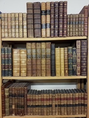 Lot 452 - Bindings. Approximately 70 volumes of 19th-century literature & reference