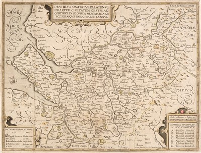 Lot 88 - Cheshire. Smith (William), Cestriae Comitatus Palatinus..., John Overton 1665 - 1707