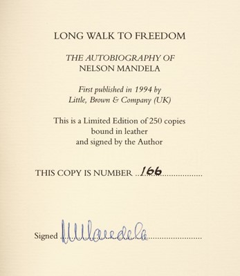 Lot 402 - Mandela (Nelson). Long Walk to Freedom, 1994