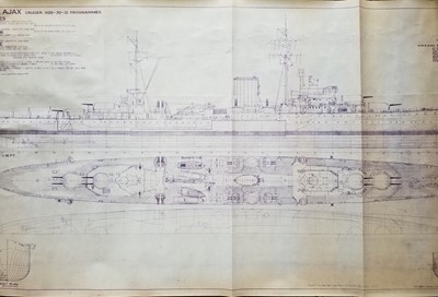 Lot 463 - Naval. A collection of modern naval reference & facsimile blueprints