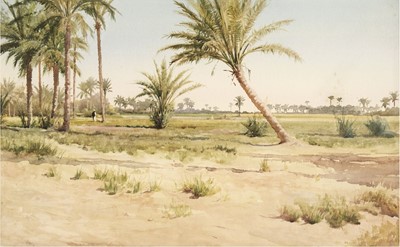 Lot 284 - Talbot Kelly (Robert George, 1861-1934). An Egyptian Oasis, watercolour