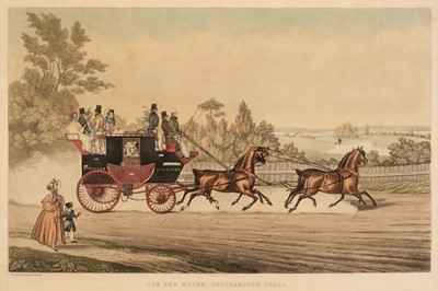 Lot 160 - Coaching. Hunt (Charles), The Red Rover, Southampton Coach, B. Moss & Co. 1851
