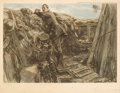 Lot 174 - Holiday (Gilbert Joseph, 1879 - 1937). Set of four images of World War I. circa 1918