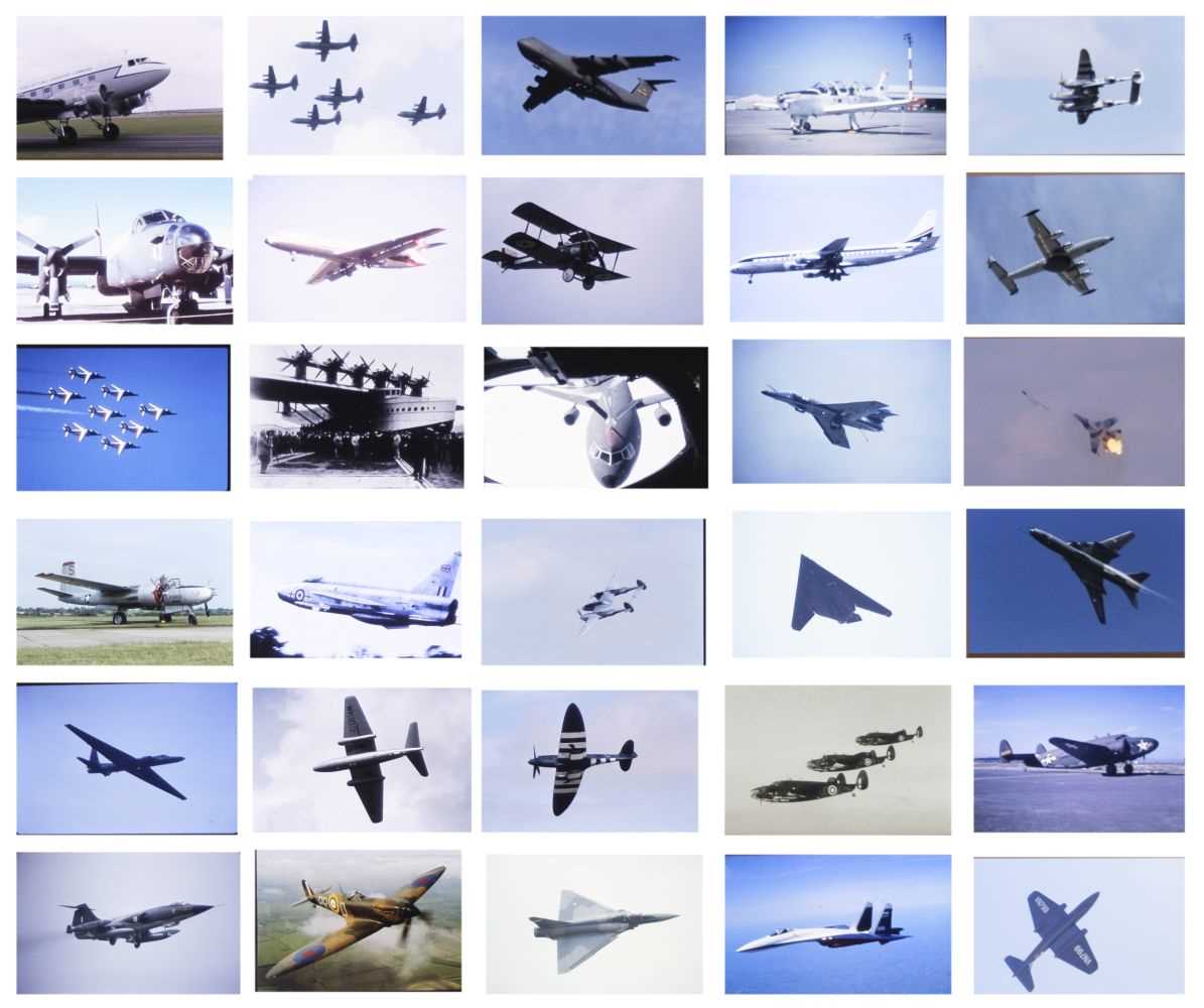 Lot 9 - Aviation Slides.  35mm military and civil aviation slides (approximately 11,600)