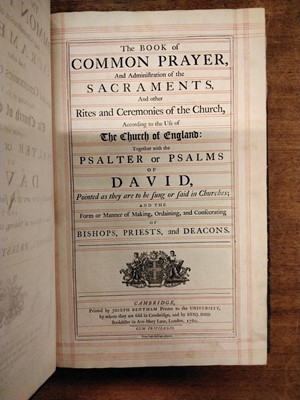 Lot 215 - Bindings. Book of Common Prayer, 1754