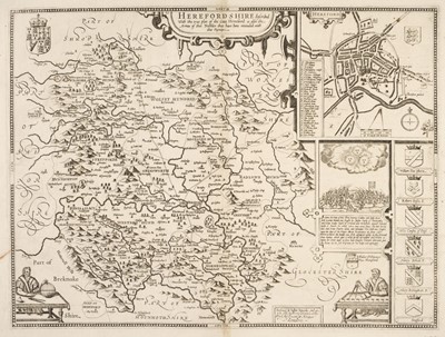 Lot 104 - Herefordshire. Speed (John), Hereford-Shire described..., Henry Overton, 1713 - 43