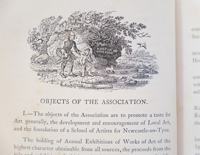 Lot 52 - Crawhall (Joseph). Arts Association, Newcastle-upon-Tyne: Constitution, 1878