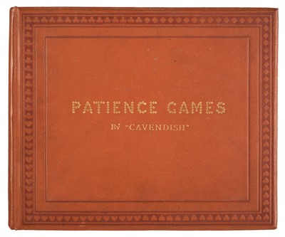 Lot 547 - Jones (Henry). Patience Games with Examples Played Through, 1st edition 1890
