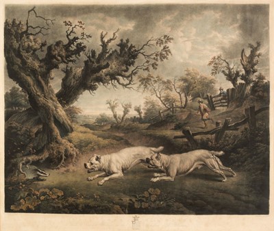 Lot 165 - Earlom (Richard). Bulldogs and Badger, Lambe & Son, circa 1820