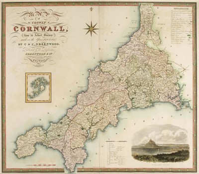 Lot 101 - Greenwood (C. & J.). A collection of 27 British County Maps, circa 1830