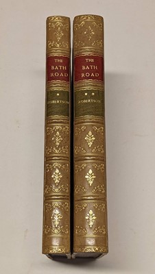 Lot 67 - Robertson (Archibald). A Topographical Survey of the Great Road from London to ..., 2 vols., 1792