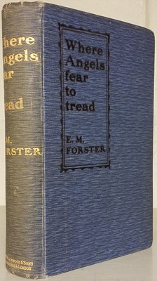 Lot 799 - Forster (E. M.). Where Angels fear to tread, 1st edition, London: William Blackwood and Sons., 1905