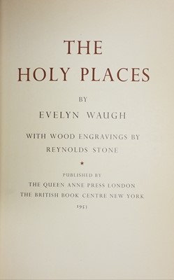 Lot 896 - Waugh (Evelyn). The Holy Places, limited edition, London: The Queen Anne Press, 1953, 97/1000