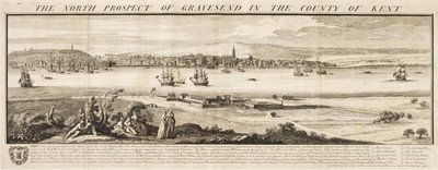 Lot 173 - Gravesend. Buck (S. & N.), The North Prospect of Gravesend in the County of Kent,  1775