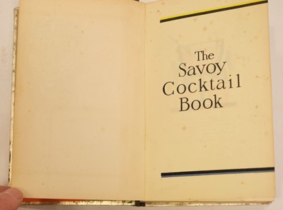 Lot 386 - Craddock (Harry). The Savoy Cocktail Book, 1st edition, Constable & Company, 1930