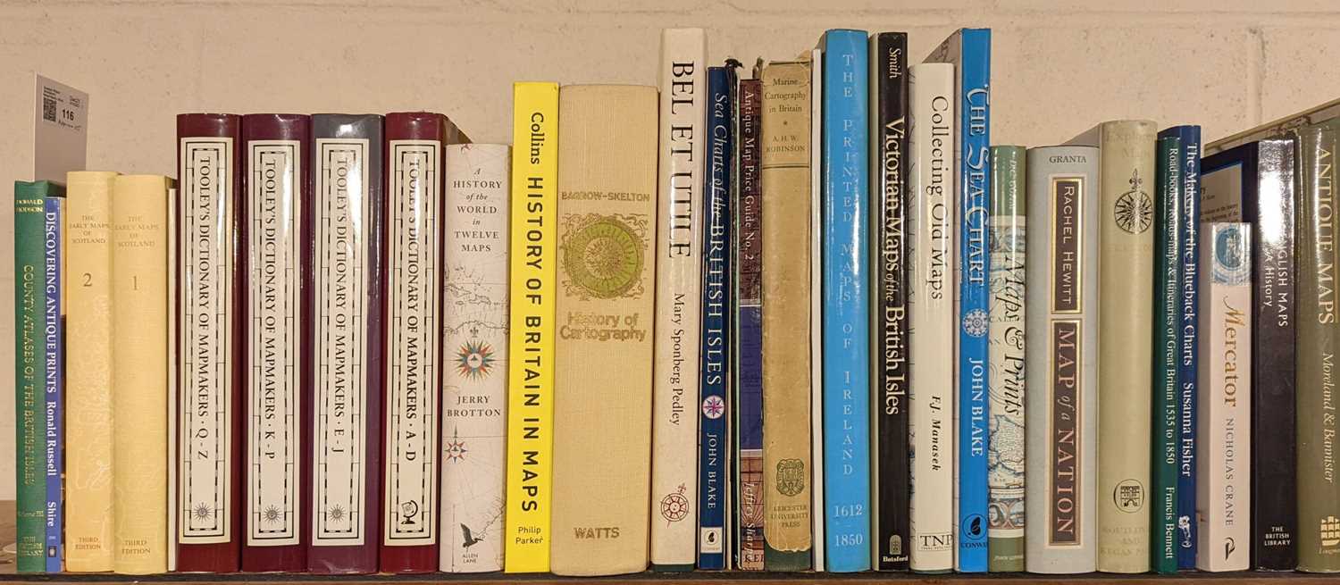 Lot 116 - Map Reference. A collection of approximately 55 books, 20th century