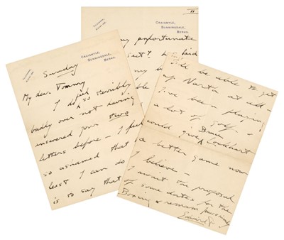 Lot 924 - Edward VIII (1894-1972). Autograph Letter Signed, ’Edward P.’, as Prince of Wales