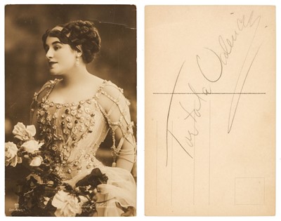 Lot 973 - Valencia ([Carmen] Tórtola, 1882-1955). Rare vintage sepia-toned photographic postcard