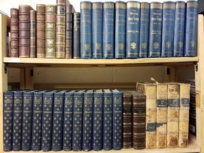 Lot 445 - Bindings. 90 volumes of late 19th & early 20th-century leather & cloth bindings