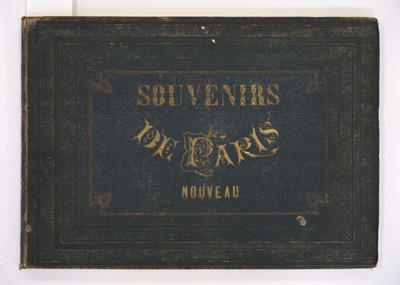 Lot 16 - Paris. Souvenirs de Paris Nouveau [so titled on upper cover], Paris: Ledot, c. 1860