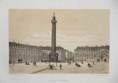 Lot 16 - Paris. Souvenirs de Paris Nouveau [so titled on upper cover], Paris: Ledot, c. 1860