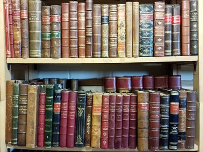 Lot 452 - Continental Bindings. Approximately 170 volumes of 19th & early 20th-century French & German language literature